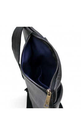Черная мужская кожаная сумка на плечо Tarwa FA-6402-3md