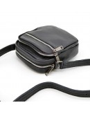 Фотография Черная кожаная мужская сумка на плечо Tarwa FA-8086-3mds