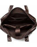 Фотография Темно-коричневая мужская сумка из натуральной кожи FR0019