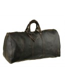 Фотография Дорожная кожаная коричневая мужская сумка G3264B