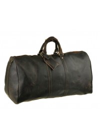 Дорожная кожаная коричневая мужская сумка G3264B