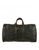 Фотография Дорожная кожаная коричневая мужская сумка G3264B