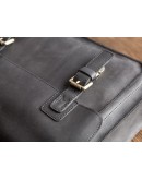 Фотография Черный кожаный мужской портфель G8870A