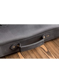Черный кожаный мужской портфель G8870A