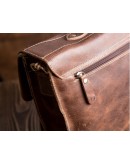 Фотография Коричневый кожаный мужской портфель G8870B