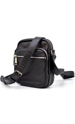 Мужская небольшая черная сумка на плечо Tarwa GA-8086-3md