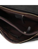 Фотография Кожаный портфель мужской черного цвета GA2095A