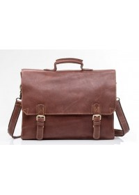 Мужской кожаный портфель, коричневый цвет GA2095B
