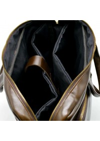 Кожаная деловая коричневая сумка-портфель Tarwa GQ-7334-3md