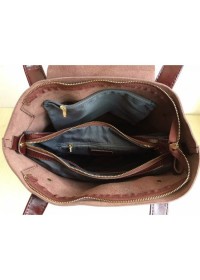 Светло - коричневая кожаная женская сумка GR-0599LB