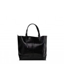 Фотография Женская черная кожаная сумка GR-2011A