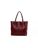 Фотография Кожаная женская красная сумка GR-2011R