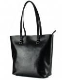 Фотография Черная женская кожаная деловая сумка GR-832A