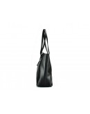 Фотография Черная женская кожаная деловая сумка GR-832A