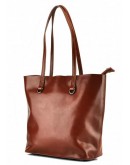 Фотография Женская кожаная рыжая деловая сумка GR-832LB