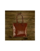 Фотография Женская кожаная рыжая деловая сумка GR-832LB