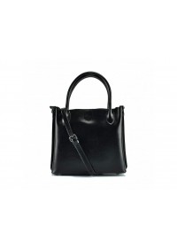 Женская кожаная сумка черного цвета GR-837A