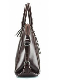 Женская коричневая кожаная сумка GR-838B