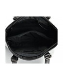 Фотография Черная кожаная деловая женская сумка GR-839A