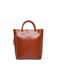 Коричневая сумка для женщин кожаная GR-8848LB
