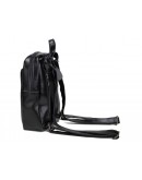 Фотография Кожаный женский черный рюкзак GR-8860A
