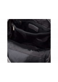 Кожаный женский серый рюкзак GR-8860G