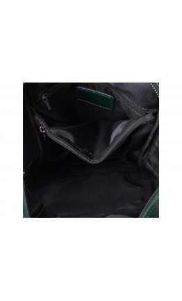 Зеленый женский кожаный рюкзак GR-8860GR