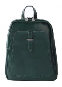 Зеленый женский кожаный рюкзак GR-8860GR