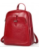 Фотография Красный женский кожаный рюкзак GR-8860R