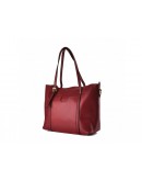 Фотография Женская красная кожаная деловая сумка GR3-172BO