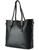 Фотография Кожаная сумка черного цвета для женщин GR3-173A