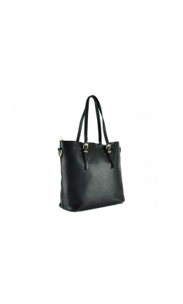 Кожаная сумка черного цвета для женщин GR3-173A