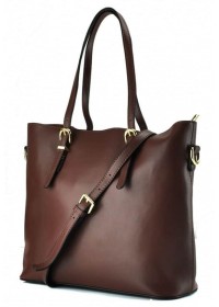 Женская деловая кожаная сумка GR3-173BR