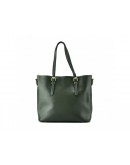 Фотография Кожаная женская деловая зеленая сумка GR3-173GR