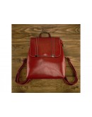Фотография Кожаный красный женский рюкзак GR3-6095R-BP