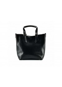 Черная удобная женская кожаная сумка GR3-6103A