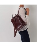 Фотография Женский рюкзак кожаный коричневого цвета GR3-801BO-BP