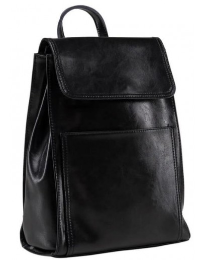 Фотография Черный женский рюкзак кожаный GR3-806A-BP