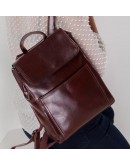 Фотография Бордовый женский рюкзак из кожи GR3-806BO-BP