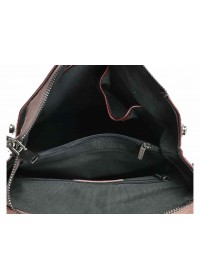 Темно-коричневая женская кожаная сумка GR3-857B