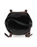Фотография Женская черная удобная кожаная сумка GR3-872A