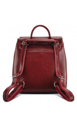 Рюкзак женский кожаный красный GR3-9036R-BP