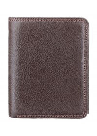 Коричневый кожаный кошелек Visconti HT11 Brixton c RFID (Chocolate)