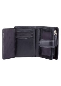 Черный кожаный кошелек Visconti HT31 Soho c RFID (Black)
