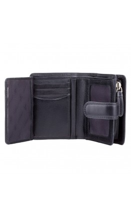 Черный кожаный кошелек Visconti HT31 Soho c RFID (Black)