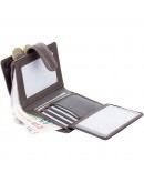 Фотография Коричневый кожаный кошелек Visconti HT31 Soho c RFID (Chocolate)