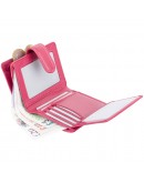 Фотография Розовый кожаный кошелек Visconti HT31 Soho c RFID (Fuchsia)