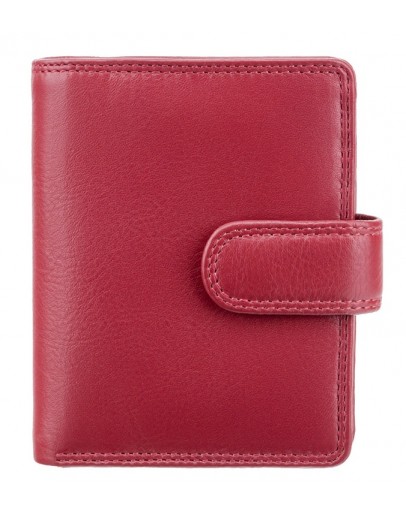Фотография Красный кожаный кошелек Visconti HT31 Soho c RFID (Red)