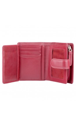 Красный кожаный кошелек Visconti HT31 Soho c RFID (Red)