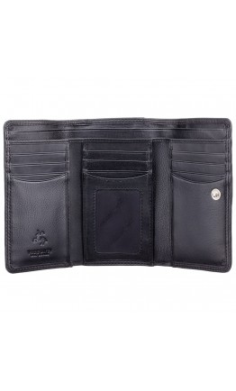 Черный женский кошелек Visconti HT32 Picadilly c RFID (Black)